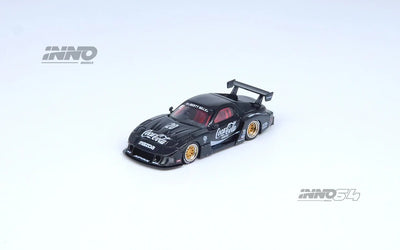Premium scale diecast model car  – *PRE-ORDER* Mazda RX7 (FD3S) LB-Super Silhouette, 1:64 Scale (Black) Collectible