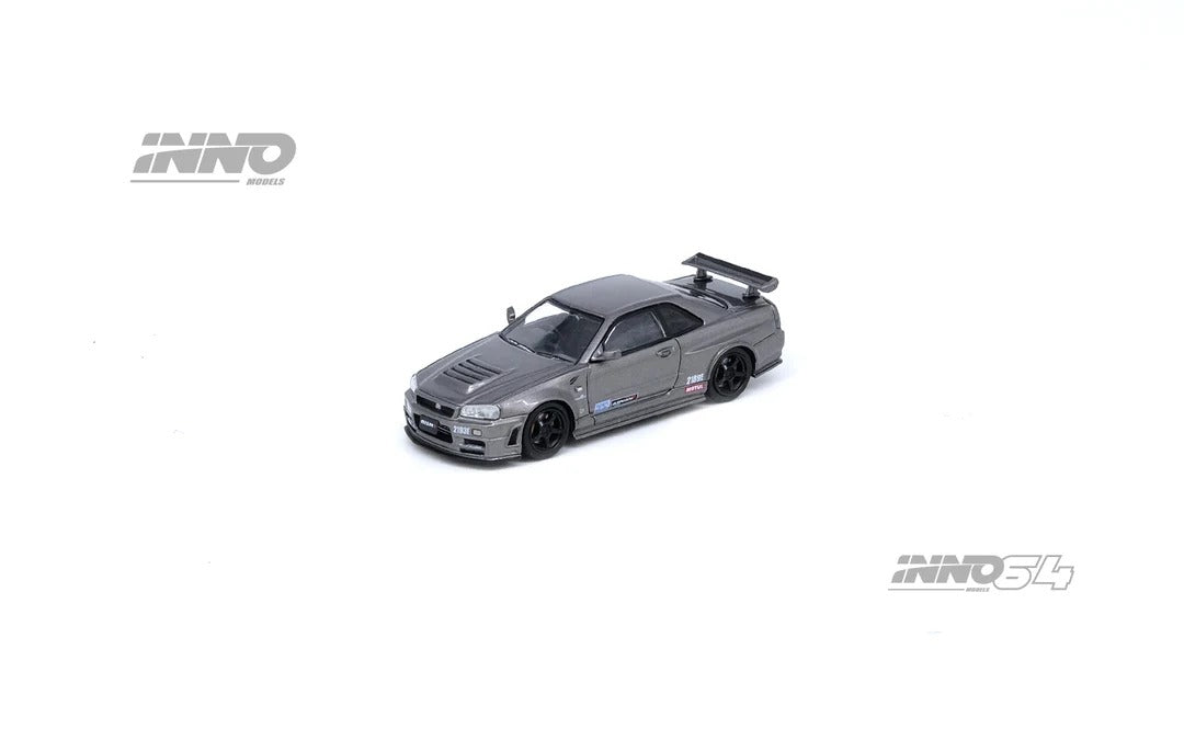 Premium scale diecast model car  – *PRE-ORDER* Nissan Skyline GT-R (R34) Omori Factory "Clubman Race Spec",1:64 Scale Collectible