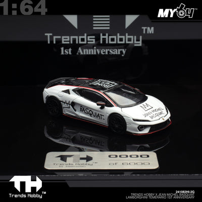 Trends Hobby X Jean Michel Basquiat Lamborghini Temerario 1st Anniversary, 1:64 Scale