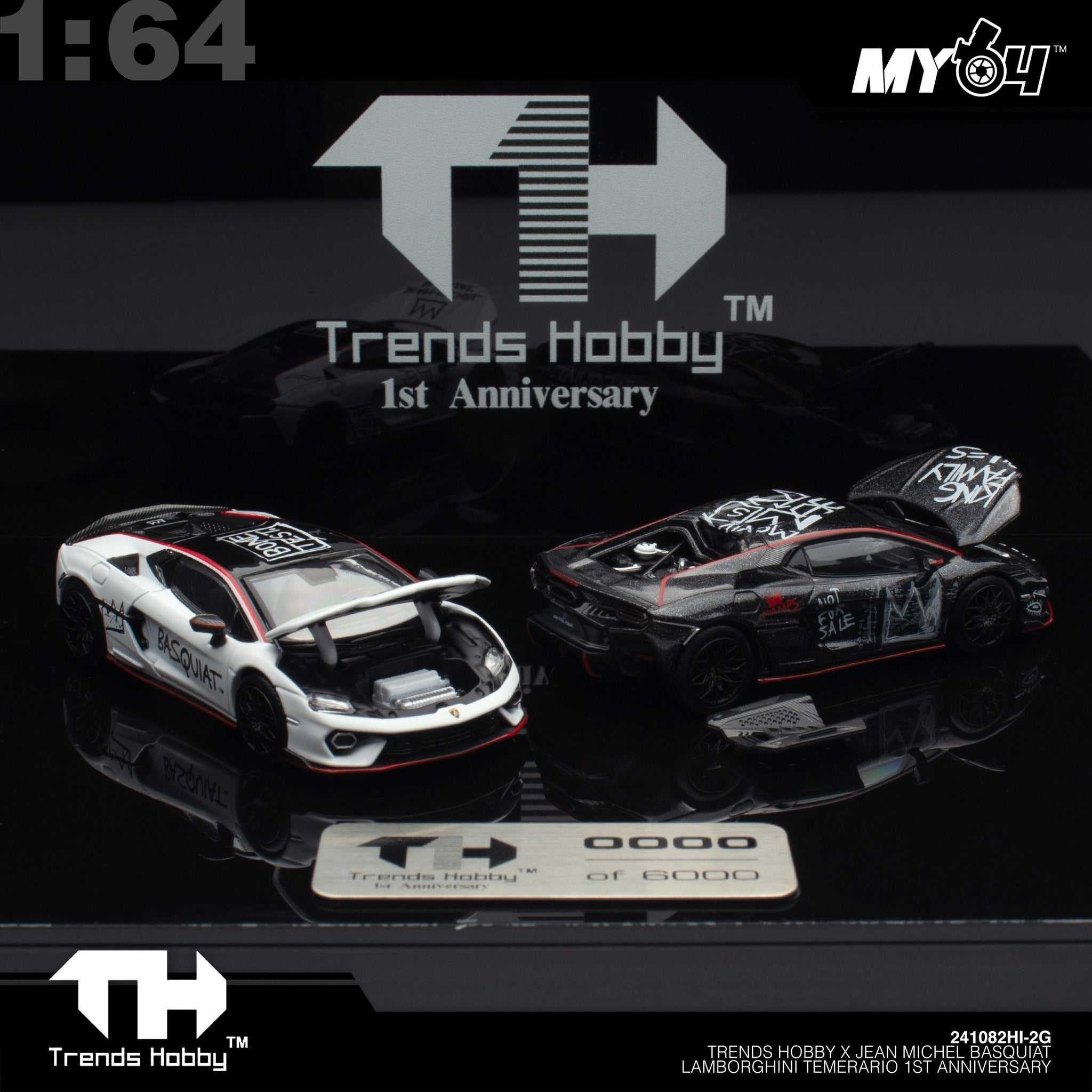 Trends Hobby X Jean Michel Basquiat Lamborghini Temerario 1st Anniversary, 1:64 Scale