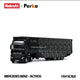 *PRE-ORDER* Mercedes-Benz Winged Box-Type Semi-Trailer Transport Vehicle - Black Dot Matrix, 1:64 Scale
