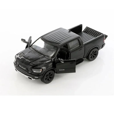 Premium scale diecast model car  – Ram 1500 2019, 1:36 Scale (Black) Collectible