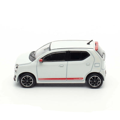 *PRE-ORDER* Suzuki Alto Turbo RS (HA36S) RS Decal Tune, 1:64 Scale (Pearl White)