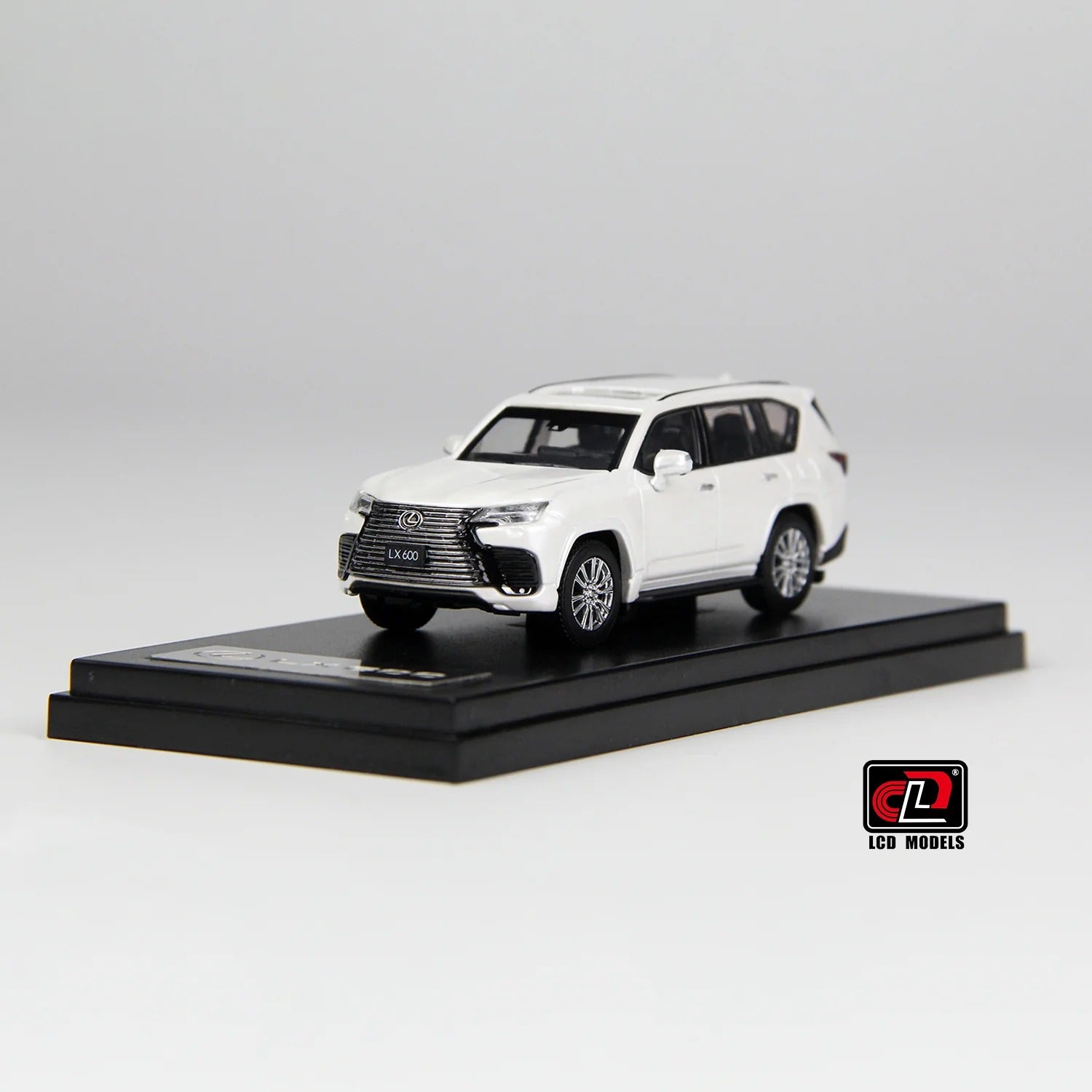 Premium scale diecast model car  – Lexus LX600, 1:64 Scale (White) Collectible