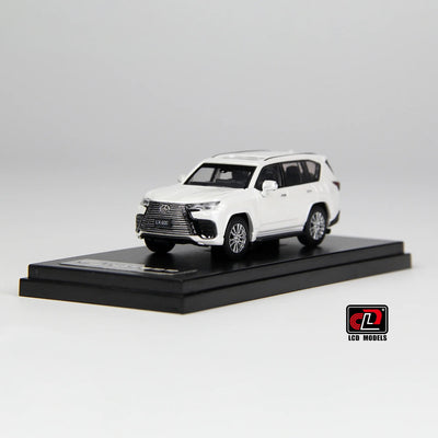 Premium scale diecast model car  – Lexus LX600, 1:64 Scale (White) Collectible
