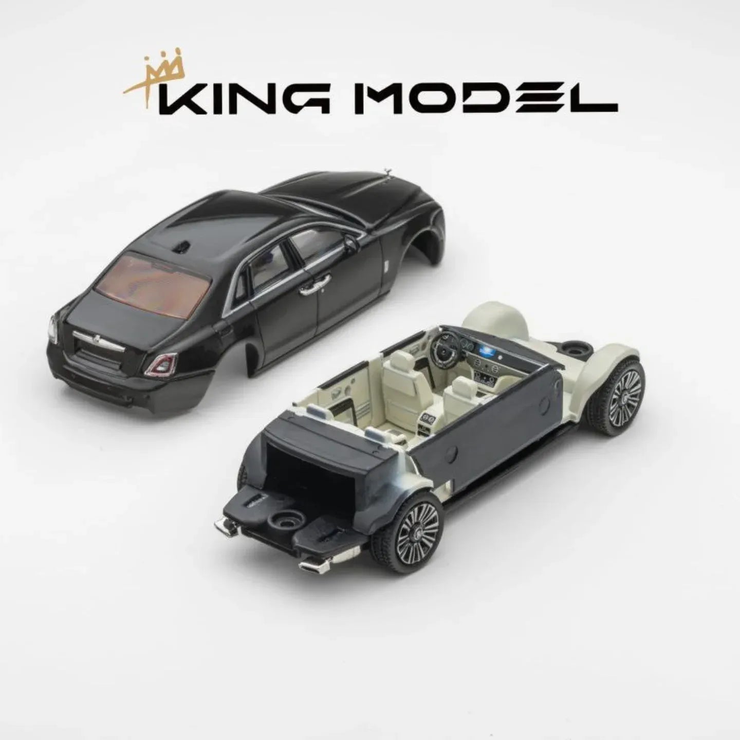 Rolls Royce Ghost Series II Secend Generation (Limited 285 of 999), 1:64 Scale (Black)