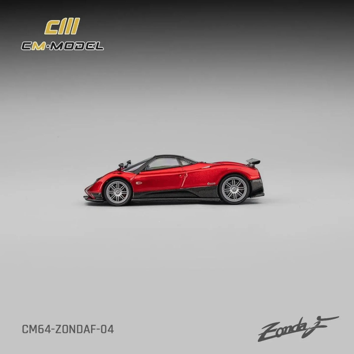 Pagani Zonda F, 1:64 Scale (Metallic Red)