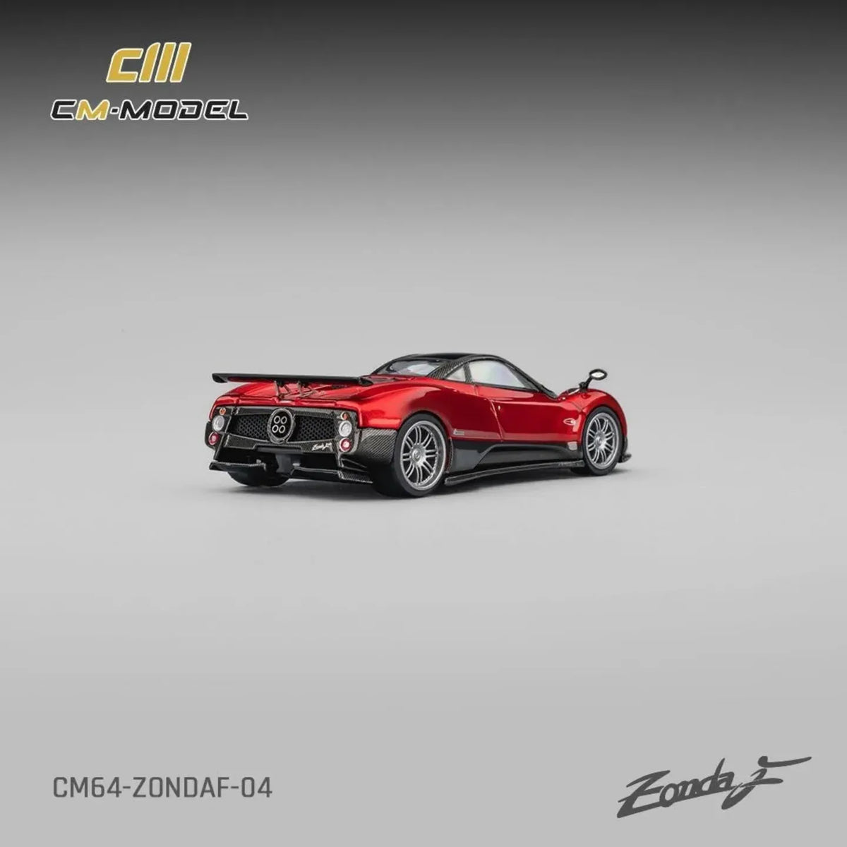Pagani Zonda F, 1:64 Scale (Metallic Red)