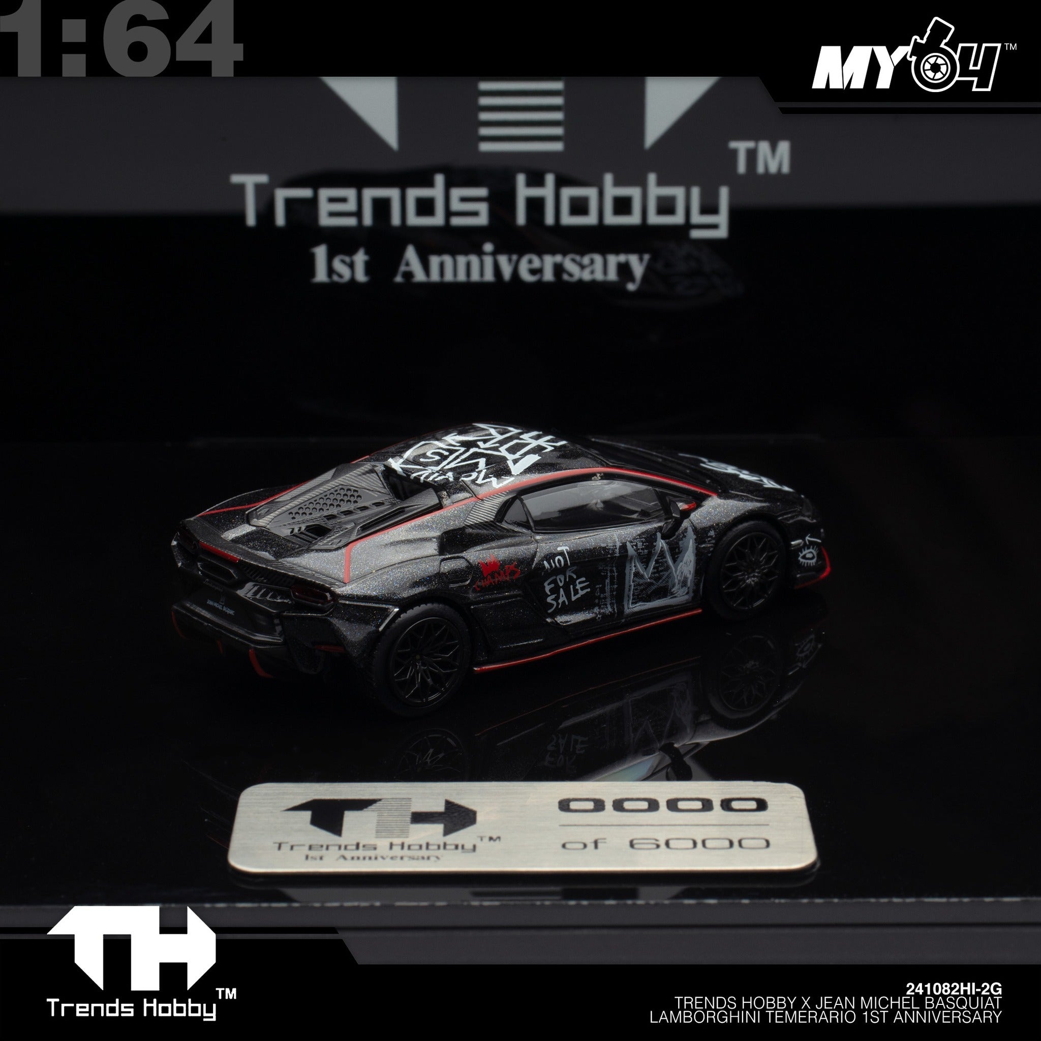 Trends Hobby X Jean Michel Basquiat Lamborghini Temerario 1st Anniversary, 1:64 Scale