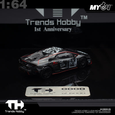 Trends Hobby X Jean Michel Basquiat Lamborghini Temerario 1st Anniversary, 1:64 Scale