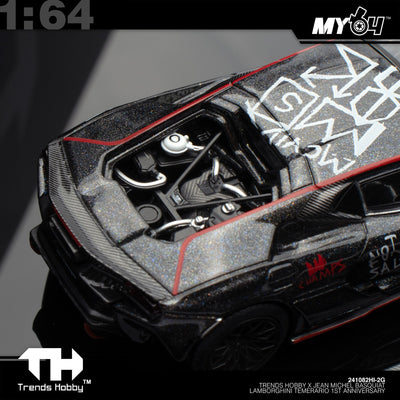 Trends Hobby X Jean Michel Basquiat Lamborghini Temerario 1st Anniversary, 1:64 Scale