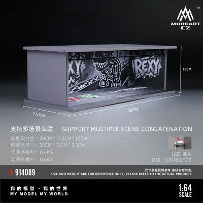 *PRE-ORDER* Theme Light Assembly Scene Model Bone Dragon Painted Scene (Diaroma), 1:64 Scale