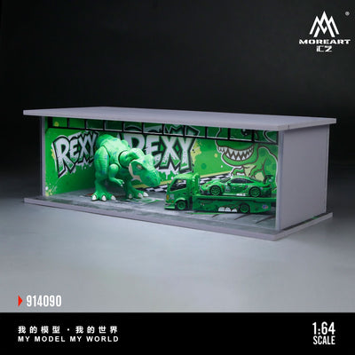 *PRE-ORDER* Theme Light Assembly Scene Model Green Dragon Painted Scene (Diaroma), 1:64 Scale