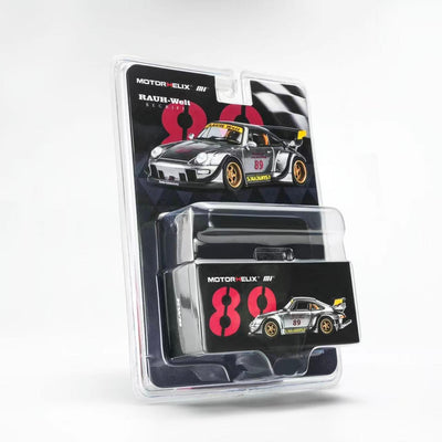 *PRE-ORDER* RWB 993 – Ramrinta Gun Grey / Racing Livery (Chance of Chase Car), 1:64 Scale