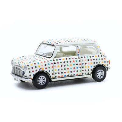 Premium scale diecast model car  – Mini Cooper Mk 1 Colour Dot, 1:50 Scale Collectible