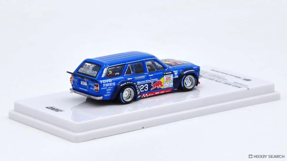 Mad Mike 1976 Mazda Rx3 Station Wagon Tokyo Auto Salon 2024, 1:64 Scale
