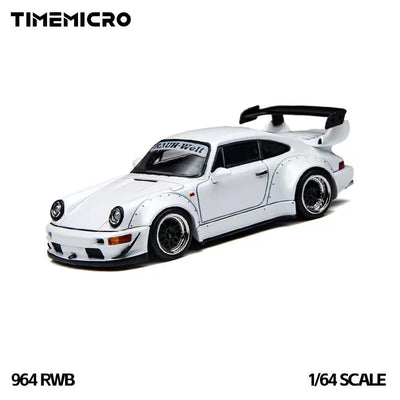 *PRE-ORDER* Time Micro Porsche RWB 964, 1:64 Scale (White)