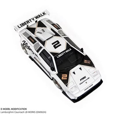 Lamborghini Countach LB-WORKS (FNRC), 1:64 Scale
