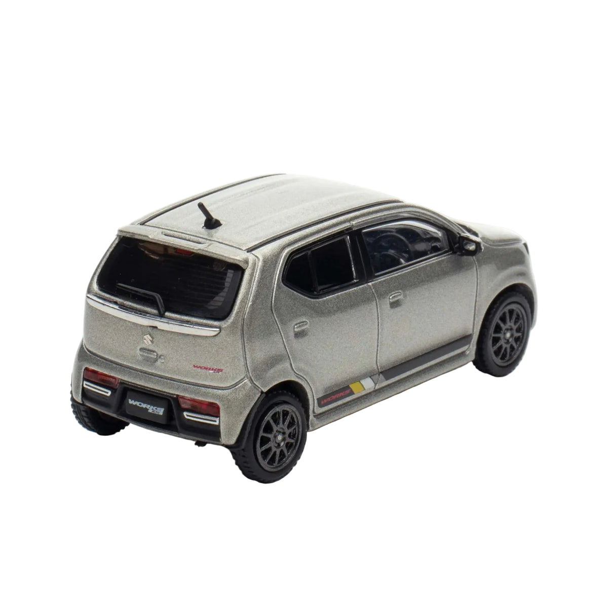 *PRE-ORDER* Suzuki Alto Works (HA36S), 1:64 Scale (Silver)