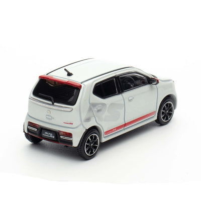 *PRE-ORDER* Suzuki Alto Turbo RS (HA36S) RS Decal Tune, 1:64 Scale (Pearl White)