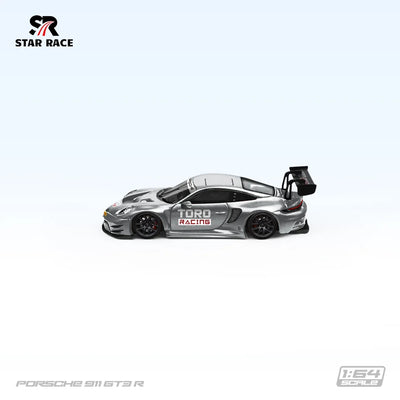 Porsche 911 GT3 R TORO Racing, 1:64 Scale (Grey)