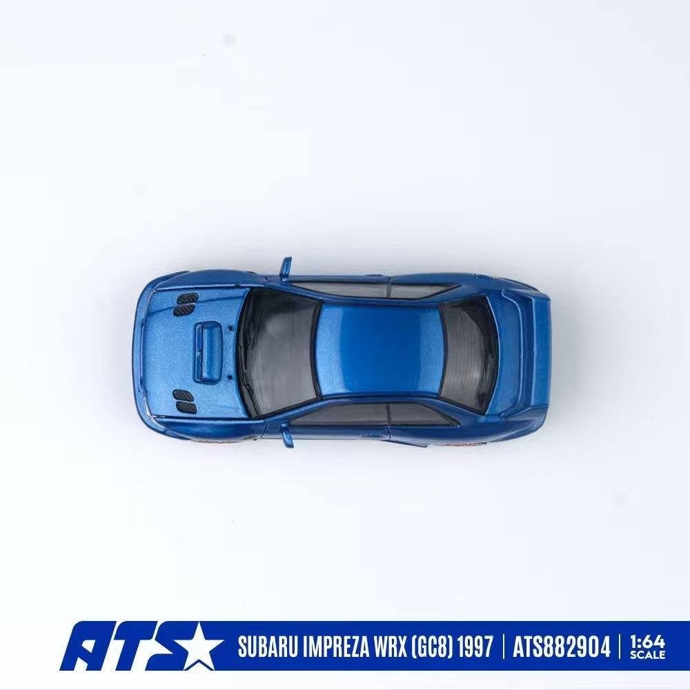 *PRE-ORDER* SUBARU IMPREZA WRX (GC8) 1997, 1:64 Scale (Blue)