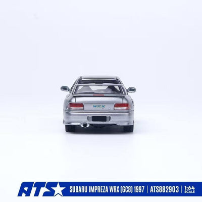 *PRE-ORDER* SUBARU IMPREZA WRX (GC8) 1997, 1:64 Scale (Gray)