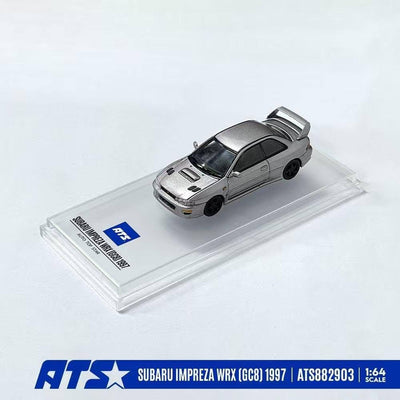 *PRE-ORDER* SUBARU IMPREZA WRX (GC8) 1997, 1:64 Scale (Gray)
