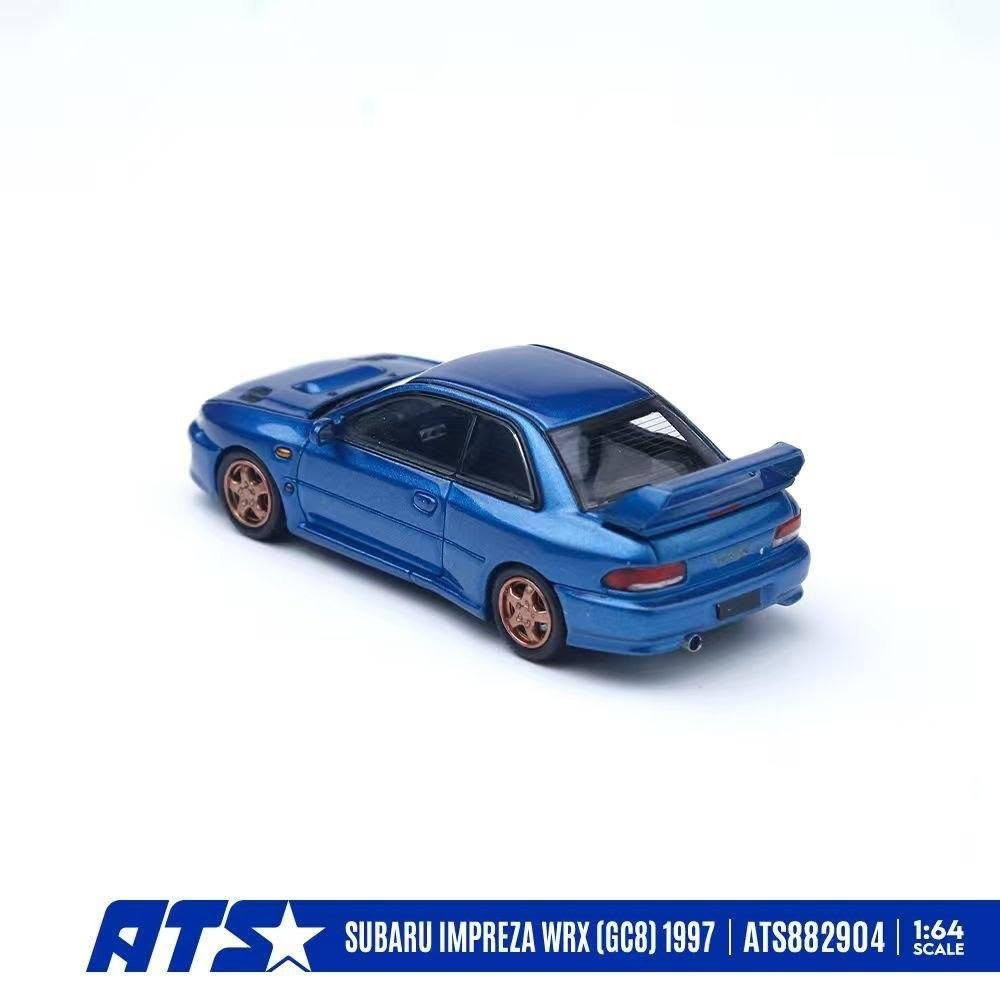 *PRE-ORDER* SUBARU IMPREZA WRX (GC8) 1997, 1:64 Scale (Blue)