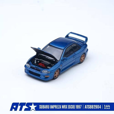 *PRE-ORDER* SUBARU IMPREZA WRX (GC8) 1997, 1:64 Scale (Blue)