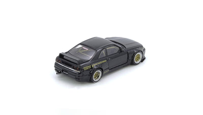 Premium scale diecast model car  – *PRE-ORDER* Pandem GT-R BCNR33,1:64 Scale (Black) Collectible