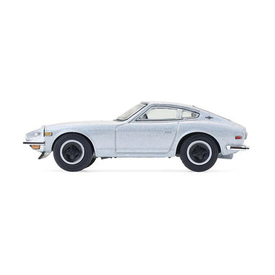 Premium scale diecast model car  – Datsun 240Z Barrett-Jackson 1970, 1:64 Scale (Grey) Collectible