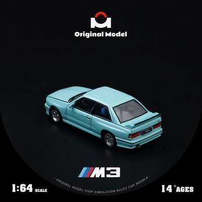 *PRE-ORDER* E30 Mercedes Benz M3, 1:64 Scale (Mint Green)