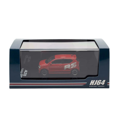 *PRE-ORDER* Suzuki Alto Turbo RS (HA36S) RS Decal Tune, 1:64 Scale (Pure Red)
