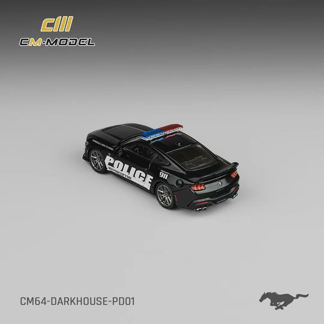 Ford Dark Horse Black, 1:64 Scale