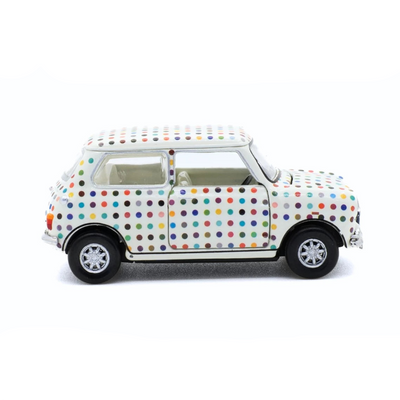 Premium scale diecast model car  – Mini Cooper Mk 1 Colour Dot, 1:50 Scale Collectible