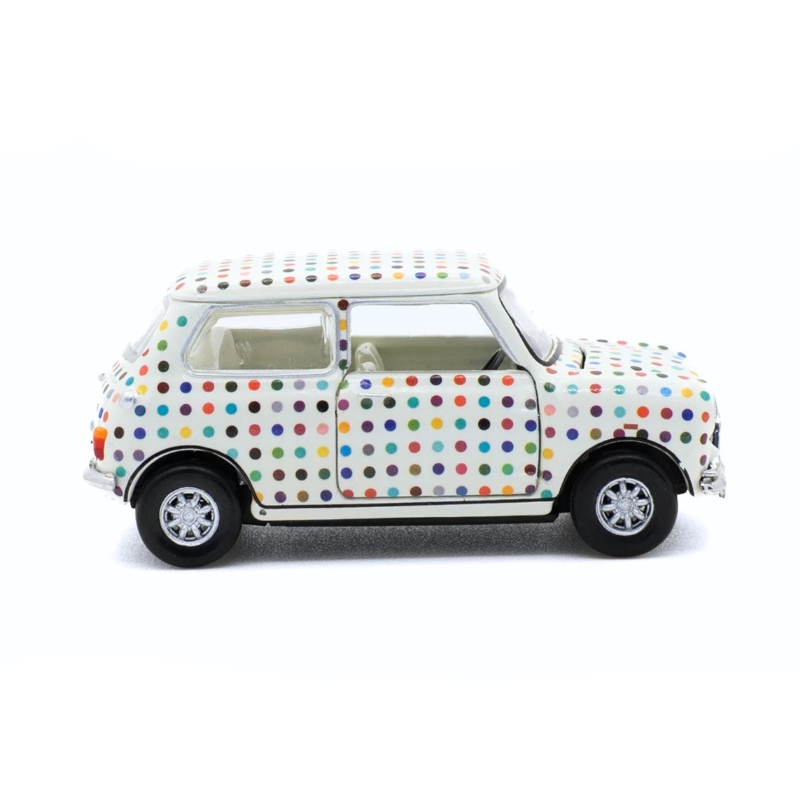 Premium scale diecast model car  – Mini Cooper Mk 1 Colour Dot, 1:50 Scale Collectible