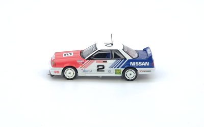 Premium scale diecast model car  – Nissan Skyline GTR-S (HR31) #2 "Nissan Motor Sport" Sandown 500 Winner 1989, 1:64 Scale Collectible