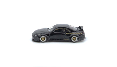 Premium scale diecast model car  – *PRE-ORDER* Pandem GT-R BCNR33,1:64 Scale (Black) Collectible
