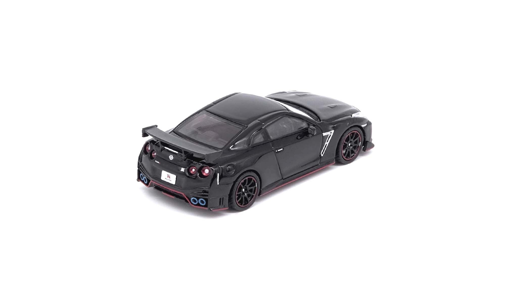 Premium scale diecast model car  – INNO64 1:64 Scale Nissan GT-R (R35) Nismo, 1:64 Scale (Black) Collectible