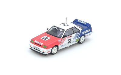 Premium scale diecast model car  – Nissan Skyline GTR-S (HR31) #2 "Nissan Motor Sport" Sandown 500 Winner 1989, 1:64 Scale Collectible