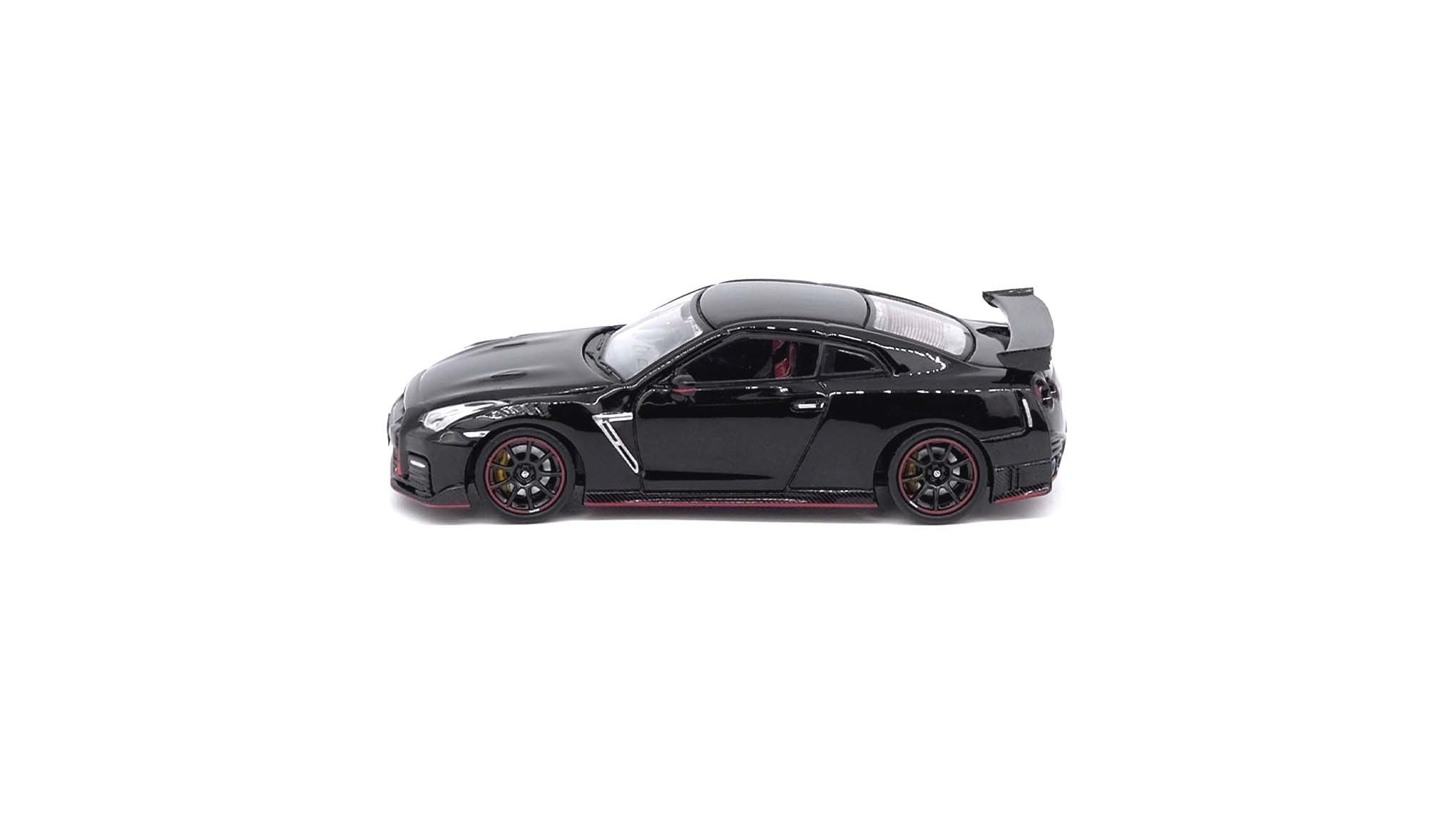 Premium scale diecast model car  – INNO64 1:64 Scale Nissan GT-R (R35) Nismo, 1:64 Scale (Black) Collectible