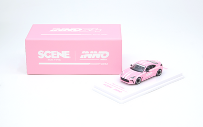 Premium scale diecast model car  – *PRE-ORDER* Toyota GR86 "Inno X Scene" Macau Grand Prix 2024 (Hardbox Packaging ), 1:64 Scale (Pink) Collectible