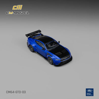 *PRE-ORDER* Ford GTD – Lightning Blue with Vivid Black Hood, 1:64 Scale