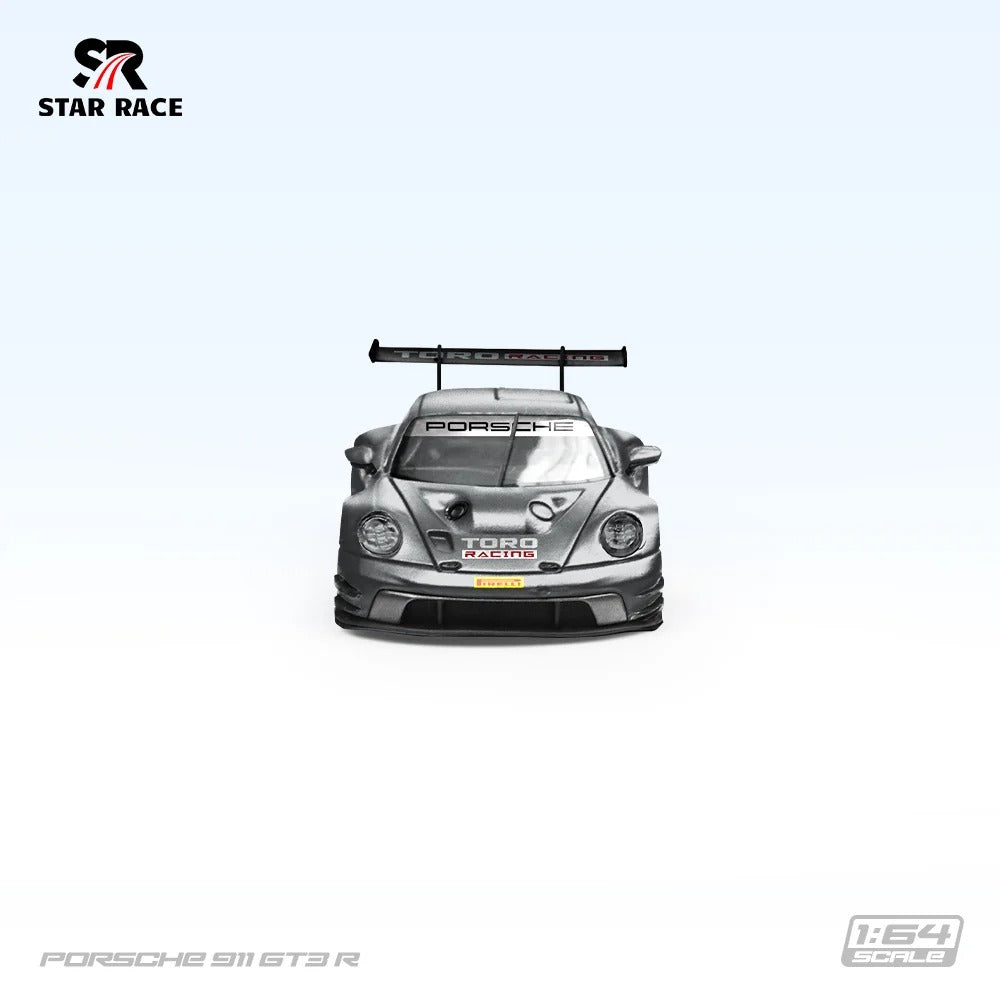 Porsche 911 GT3 R TORO Racing, 1:64 Scale (Grey)