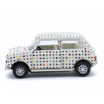 Premium scale diecast model car  – Mini Cooper Mk 1 Colour Dot, 1:50 Scale Collectible