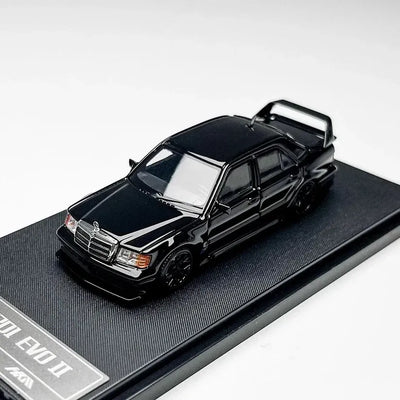 Mercedes Benz 190E W201 EVO II (Limited to 999pcs), 1:64 Scale (Black)