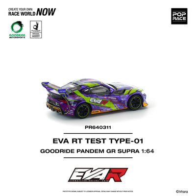 EVA RT Test Type-01 GoodRide Pandem GR Supra, 1:64 Scale