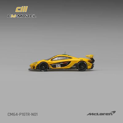 *PRE-ORDER* McLaren P1 GTR – Harrods Livery #51, 1:64 Scale (Yellow)