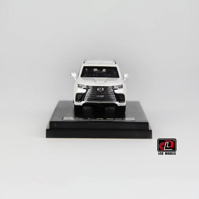 Premium scale diecast model car  – Lexus LX600, 1:64 Scale (White) Collectible